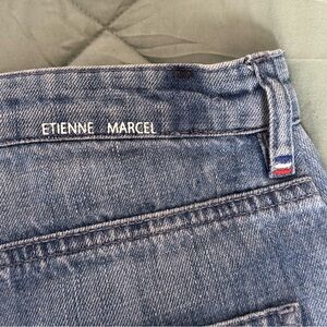 Etienne Marcel High Rise Wide Leg Cropped Jeans